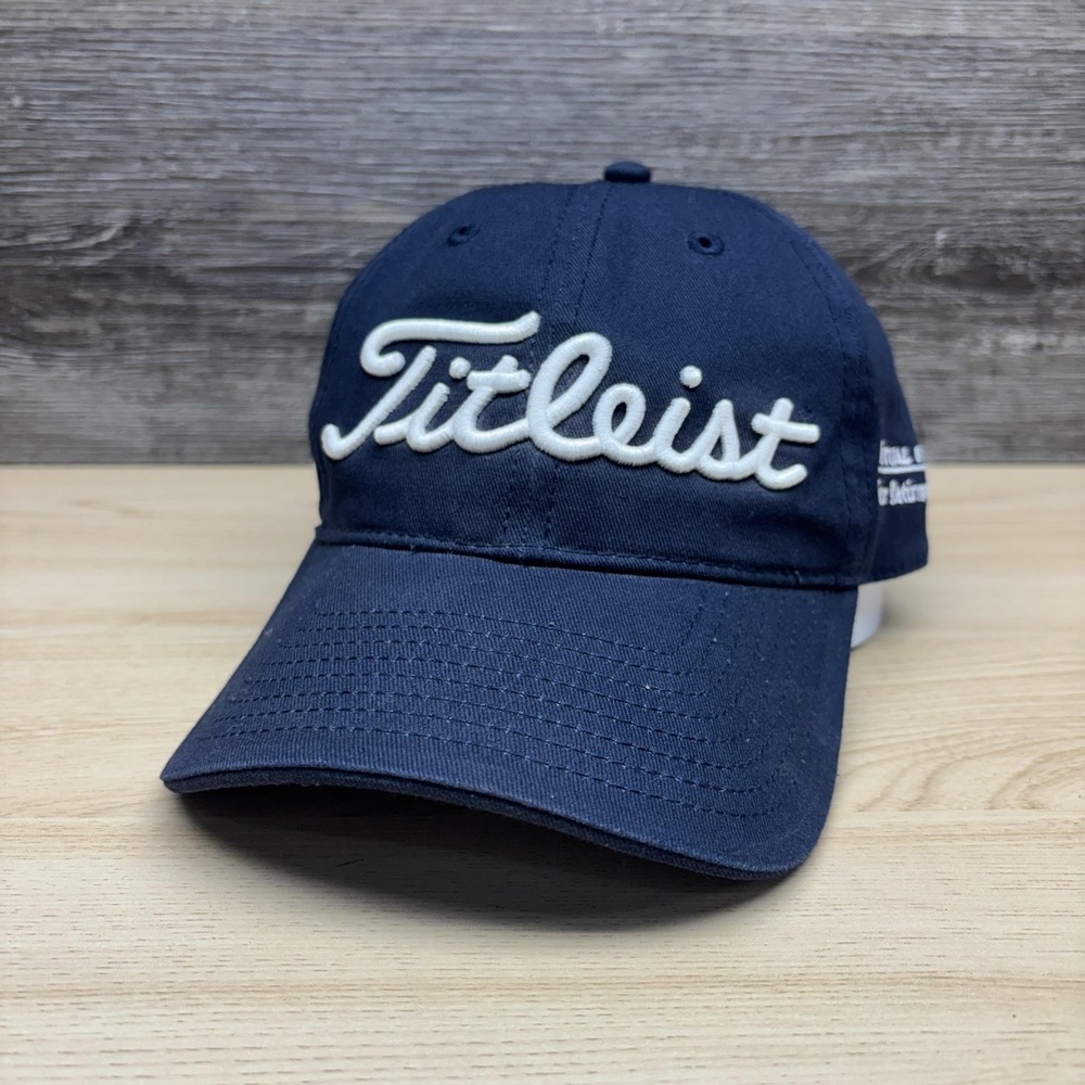 Titleist Hat Cap Strap Back Mens One Size Blue Pro V1‎ Mutual Of America Golf